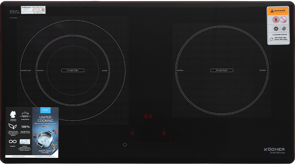 Bếp từ kocher DI-801GE IPLUS . ' - ' . $key